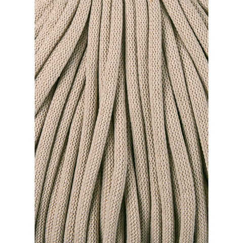 Beige / braided cord 9MM 100M