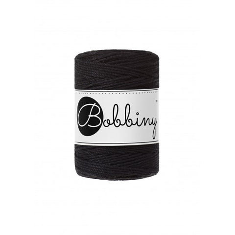 Black / MACRAME CORD 3PLY 1.5MM 100M