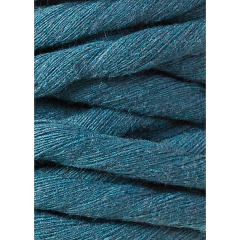 Bleu Paon / CORDON MACRAMÉE 9MM 30M