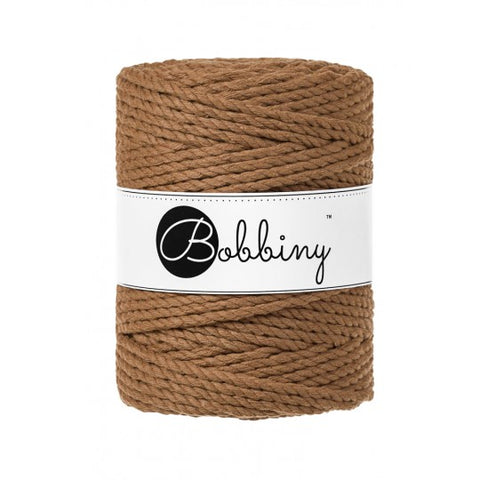 Caramel / MACRAMEE CORD 3PLY 5MM 100M
