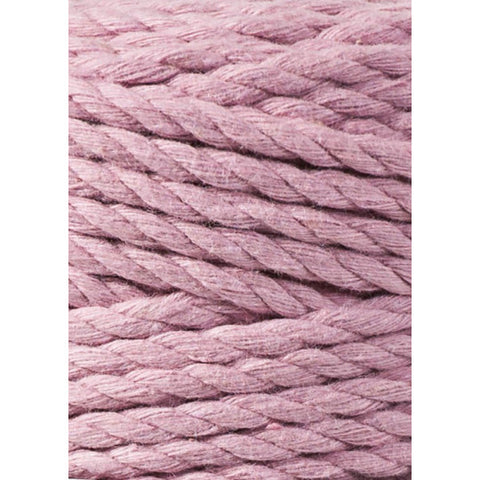 Dusty Pink / MACRAMEE CORD 3PLY 5MM 100M