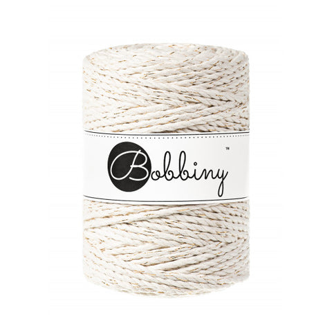 Golden Natural / MACRAMEE CORD 3PLY 5MM 100M