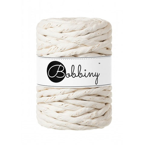 Doré Naturel / CORDON MACRAMÉ 9MM 30M