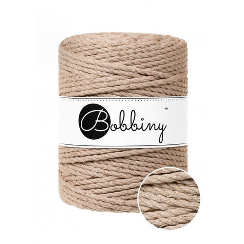 Golden Sand / MACRAME CORD 3PLY 5MM 100M