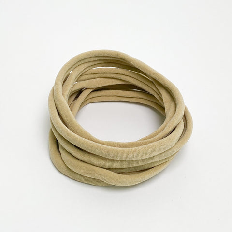 Bandeau en nylon "nude"