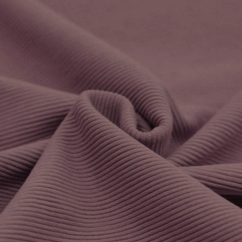 Ottoman Rib Jersey “Altmauve”