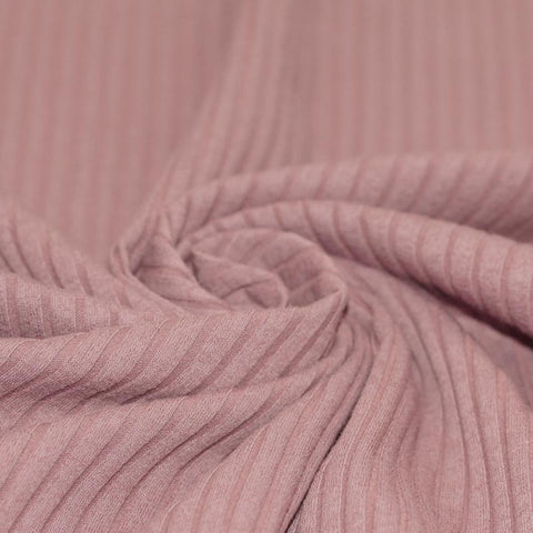 Wide Drop Needle Rib “Old Pink”