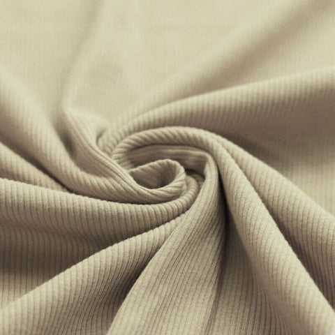 Rib Jersey “Dark Beige”