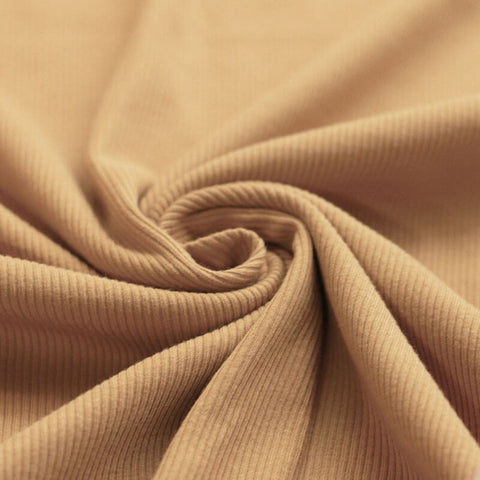Rib Jersey "Camel"