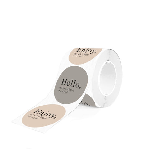 Duo - Autocollants Enjoy / Hello (2 pièces)