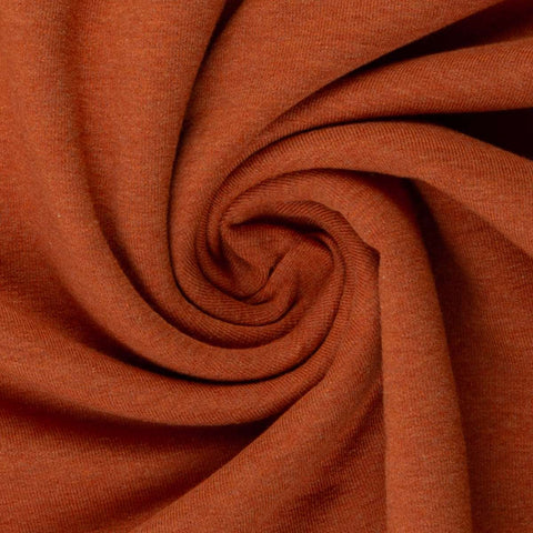 Swafing French Terry Maike melange “Terracotta 714“