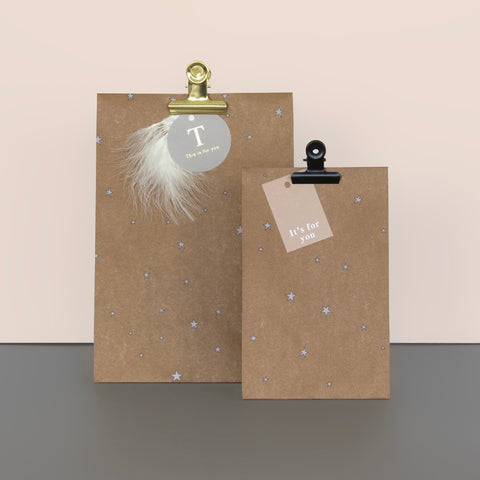 Duo d'étiquettes cadeaux - Capital Gold (2 pièces)