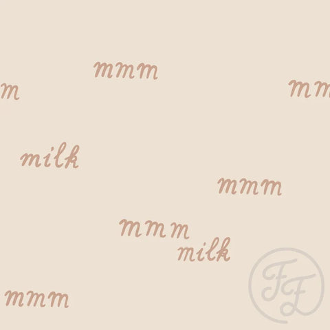 Tissus Famille / Jersey "Beige Lait"