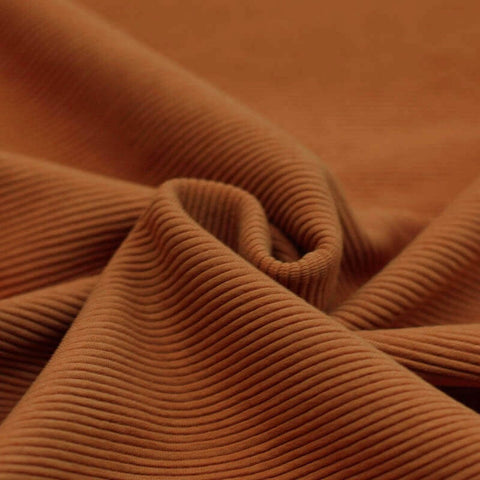 Ottoman Rib Jersey “Cognac”