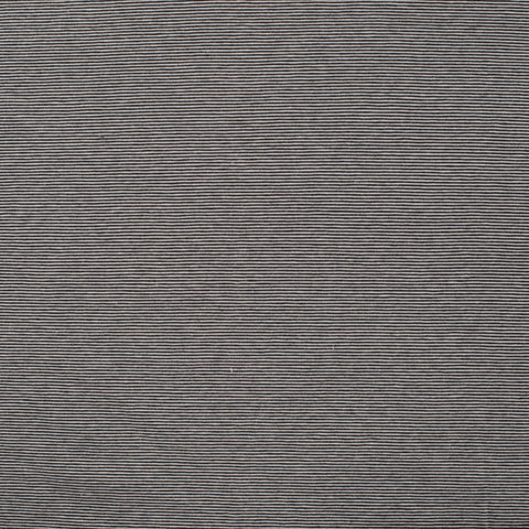 Jersey Rayures « Noir/Blanc 1mm »
