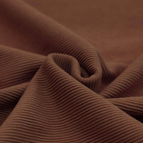 Ottoman Rib Jersey “Braun”