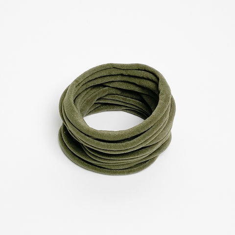 Bandeau en nylon "olive"