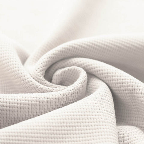 Jersey Maille Gaufrée « Écru »