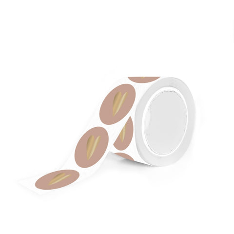 Autocollants Coeur Rose Lumineux (3 pièces)