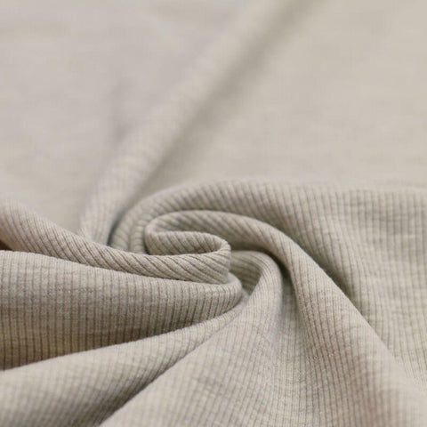 Rib jersey melange “Beige”