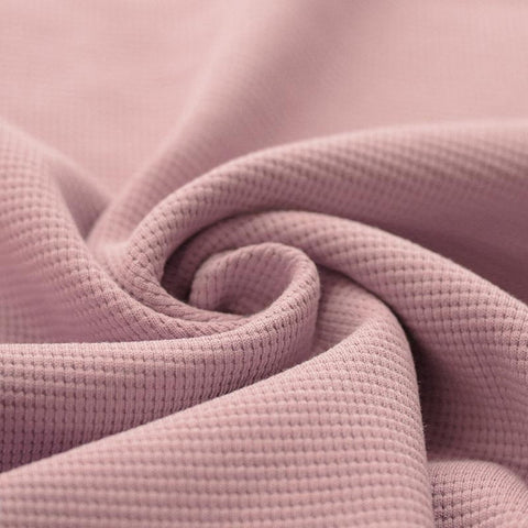 Waffle Knit Jersey “Nude Rosa”