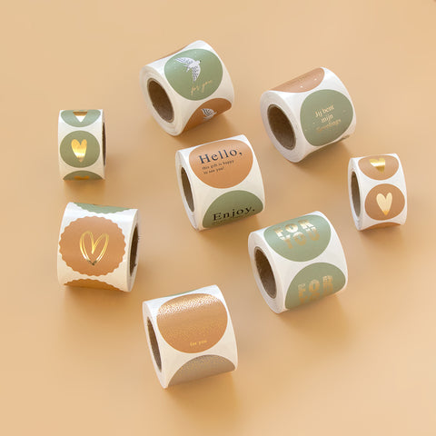 Autocollants Multi - Little Dot Gold Faded (3 pièces)