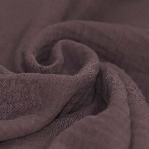 Mousseline/Double Gaze « Mauve Foncé »