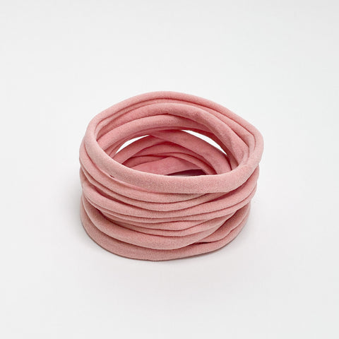 Elastique à cheveux en nylon "rose"