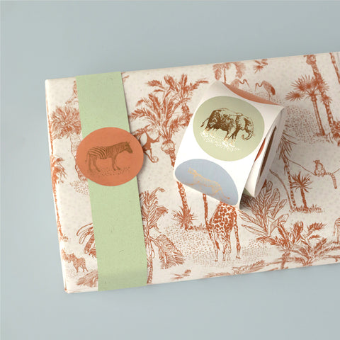 Multi - Jungle Vintage Gold Stickers (3 Stück)