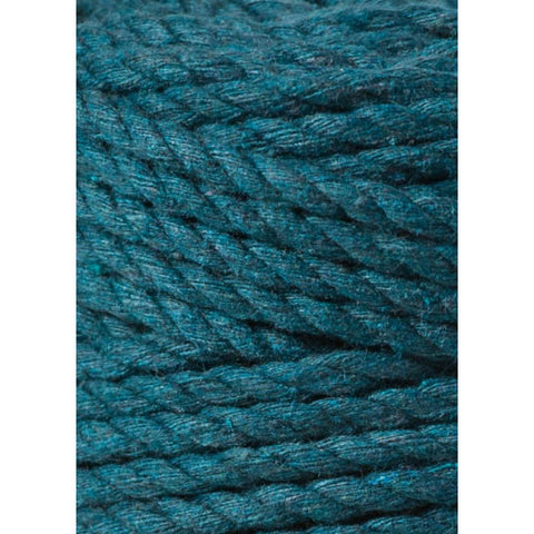 Peacock Blue / MACRAMEE CORD 3PLY 5MM 100M