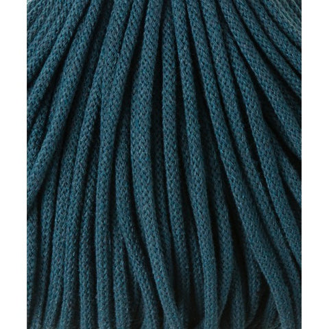 Bleu Paon / cordon tressé 5MM 100M