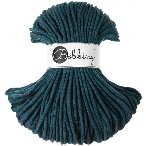 Bleu Paon / cordon tressé 5MM 100M