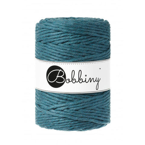 Bleu Paon / CORDON MACRAMÉE 5MM 100M