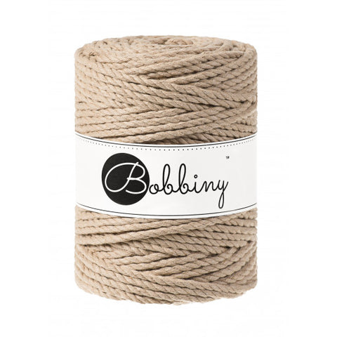 Sand / MACRAME CORD 3PLY 5MM 100M