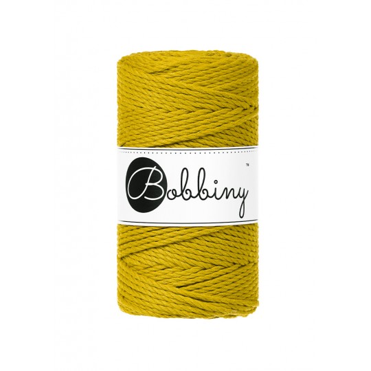 Spicy Yellow / MACRAMEE CORD 3PLY 3MM 100M
