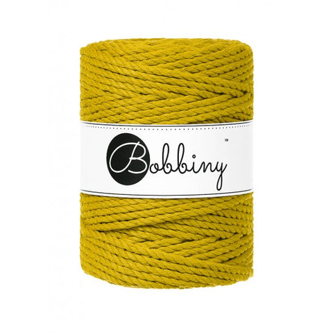 Spicy Yellow / MACRAMEE CORD 3PLY 5MM 100M