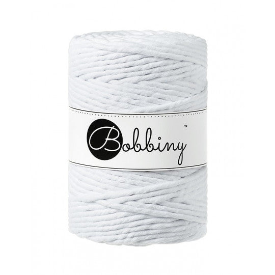 Blanc / CORDON MACRAMÉ 5MM 100M