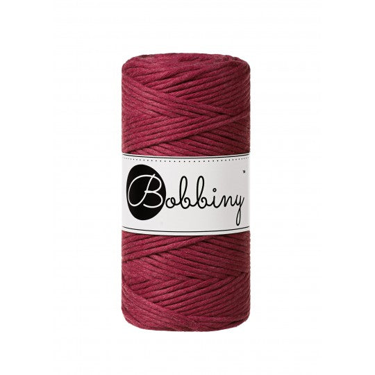 Wine Red / MACRAME CORD 3MM 100M