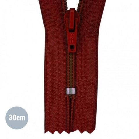 Zipper YKK 30cm “Bordeaux”