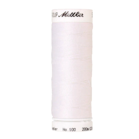 Fil universel polyester Seralon 200m / 1000 laine blanc