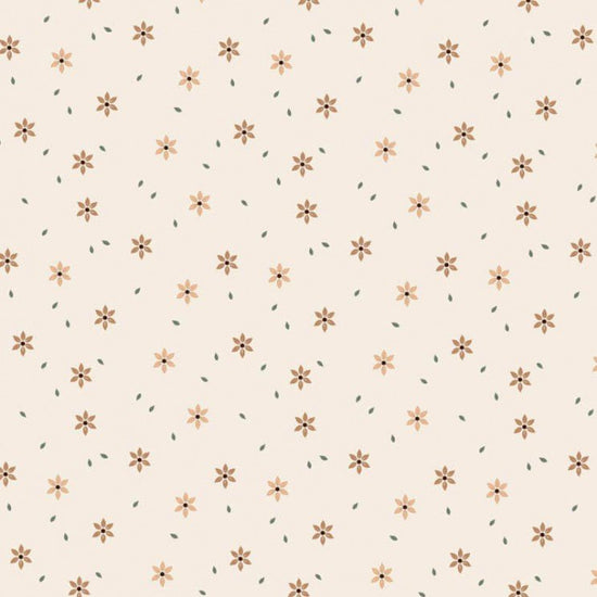 Tissu en coton « Starflower Naturel » 65cm