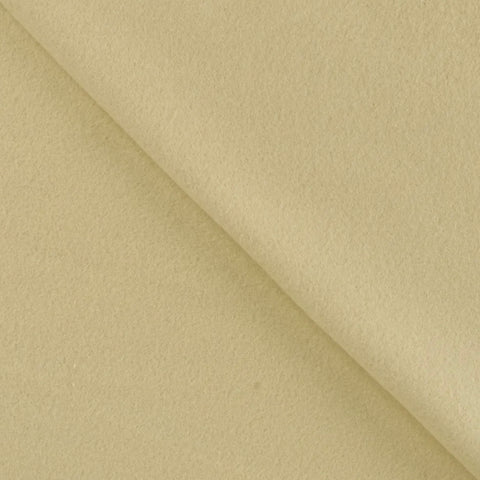 Molleton de coton biologique « Dusty Yellow »