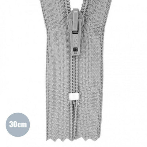 Zipper YKK 30cm “Grey”