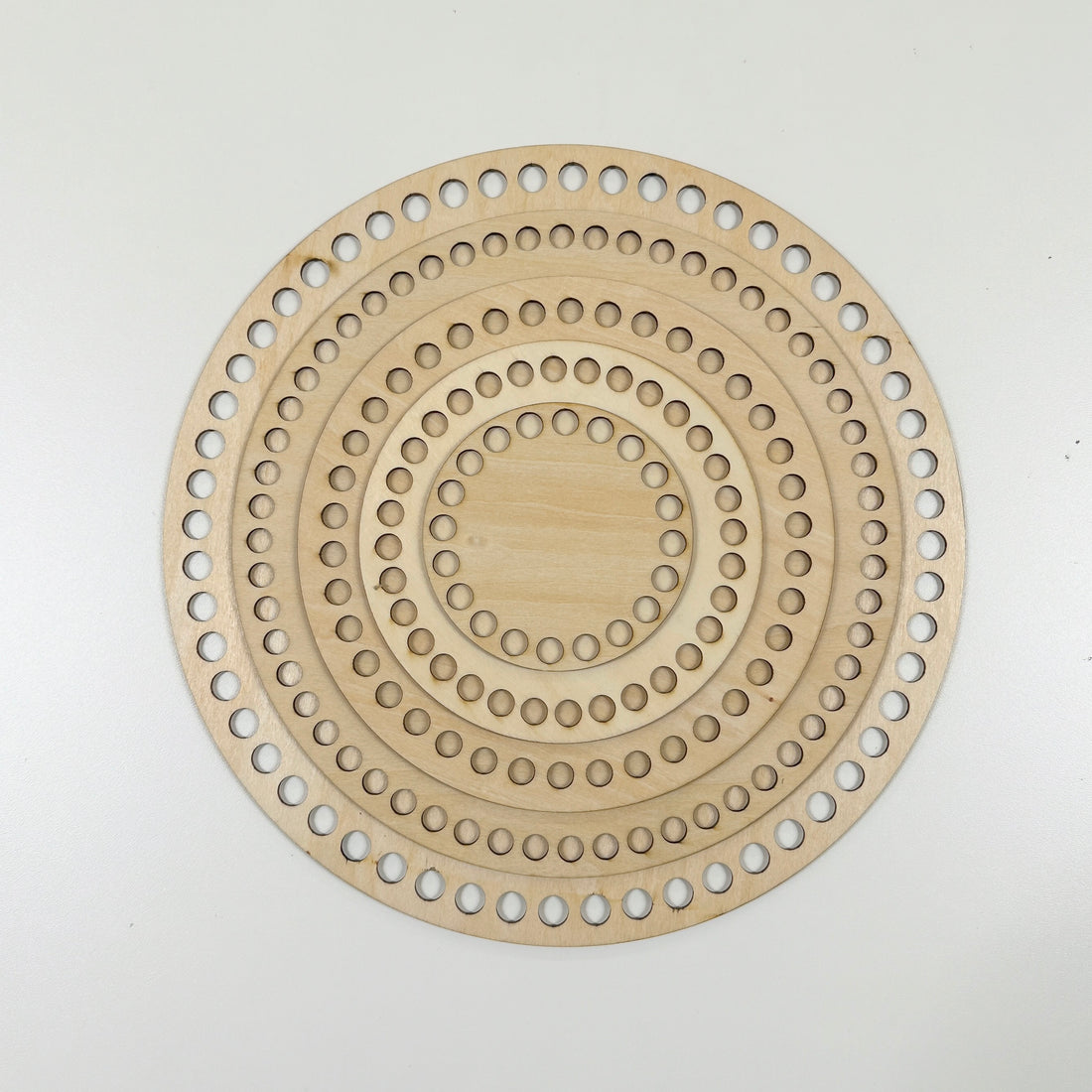 Base de panier / base en bois ronde divers. tailles