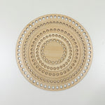 Base de panier / base en bois ronde divers. tailles