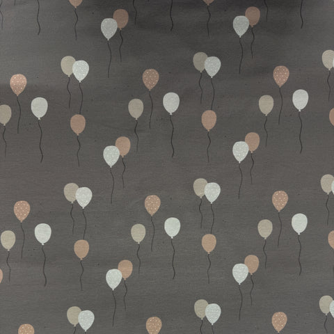 Jersey "Balloons Taupe-Grey“