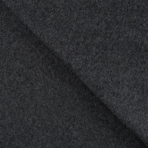 Molleton de coton biologique "Dark Grey chiné"