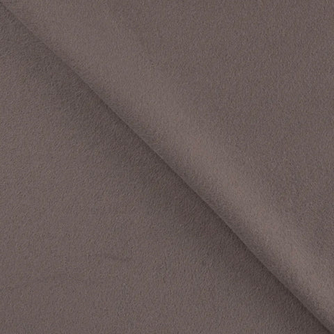 Organic cotton fleece “Dusty Brown”