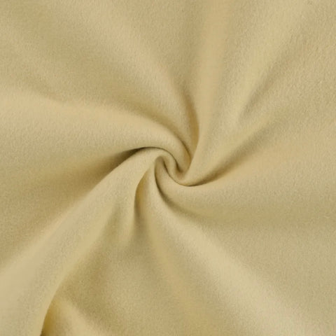 Organic cotton fleece “Dusty Yellow”