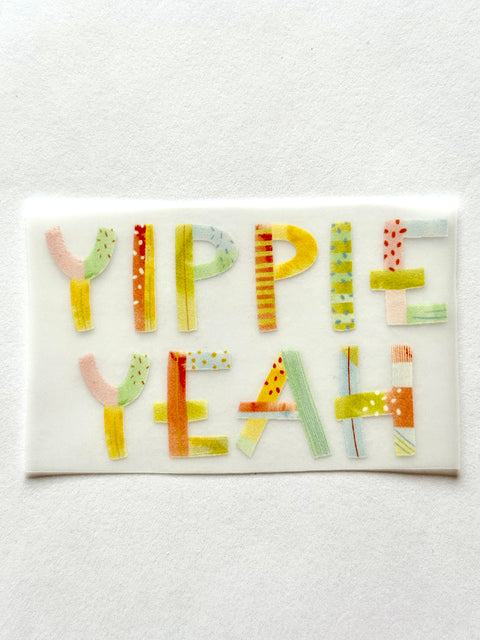 Bügelbild YIPPIE YEAH
